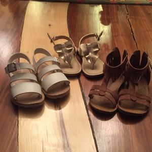 Toddler girl sandal/shoe bundle